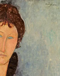 Woman with Blue Eyes (detail)